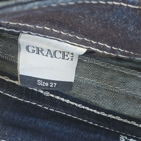 NWT Grace In LA Blue Bootcut Jeans Size 27 - Picture 5 of 12